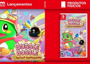 Lançamentos físicos até 29/Nov | BUBBLE BOBBLE Sugar Dungeons é destaque na semana