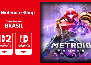 Vendas no Brasil | eShop entre 17/Nov e 30/Nov – Metroid Prime 4: Beyond assume topo em unidades e receita durante pré-venda