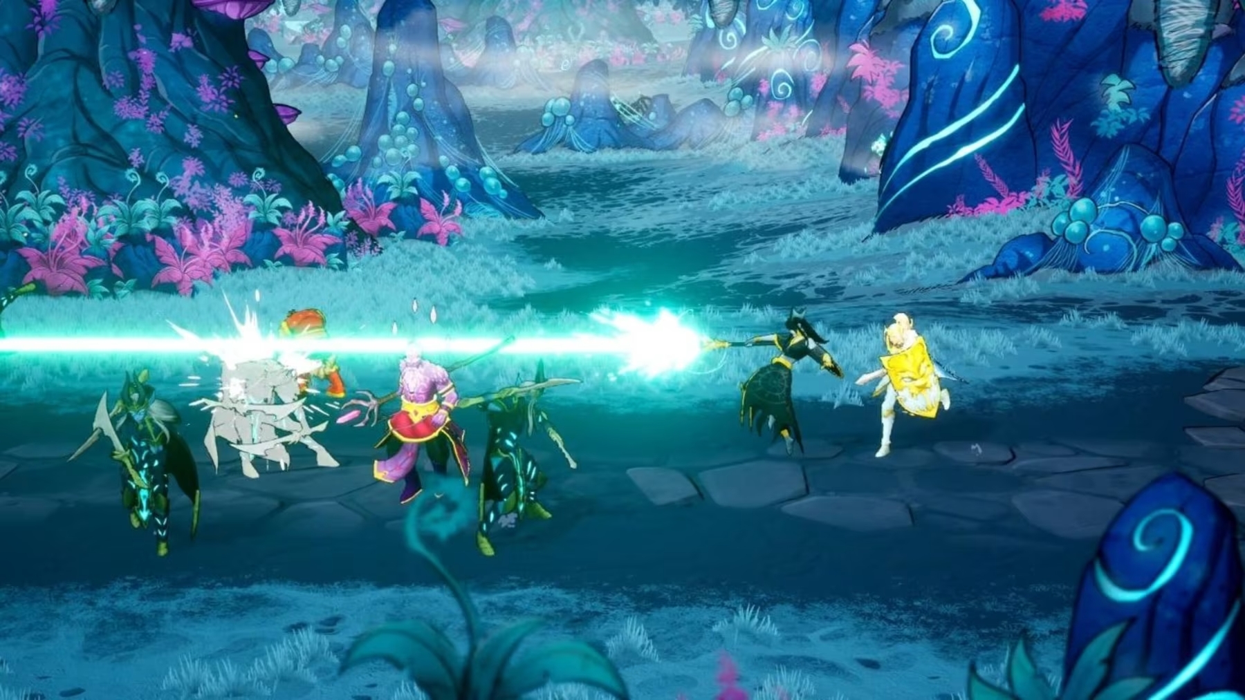 O jogo te faz upar todos os personagens existentes em vez de dar XP pra todos eles