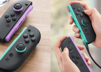 Nintendo anuncia lançamento de Joy-Con 2 nas cores roxo e verde-claro