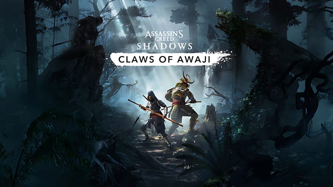 Imagem destacada de Assassin’s Creed Shadows – DLC ‘As Garras de Awaji’ tem lançamento agendado para março no Switch 2