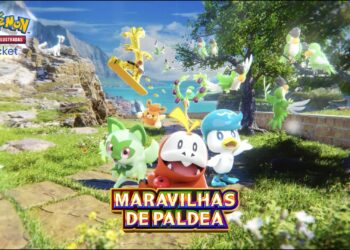 Pokémon Estampas Ilustradas Pocket recebe o pacote de expansão temático ‘Maravilhas de Paldea’ na próxima semana
