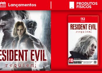 Lançamentos físicos até 28/Fev | Resident Evil Requiem é destaque na semana; mais lançamentos