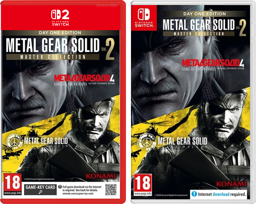 Konami anuncia METAL GEAR SOLID: MASTER COLLECTION Vol.2 para o Switch ...