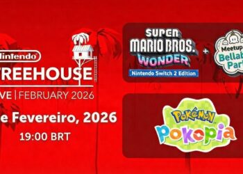 Transmissão Nintendo Treehouse: Live é agendada para 24 de fevereiro com Pokémon Pokopia e Mario Wonder + Vamos ao Parque Belabel