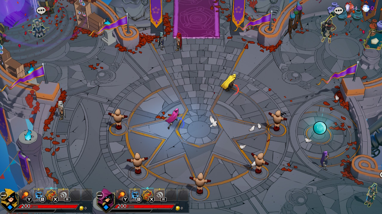 Jogar em co-op é super divertido, e o recurso está presente local e online