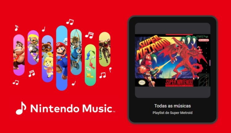 Imagem destacada de Super Metroid tem sua trilha sonora adicionada ao Nintendo Music