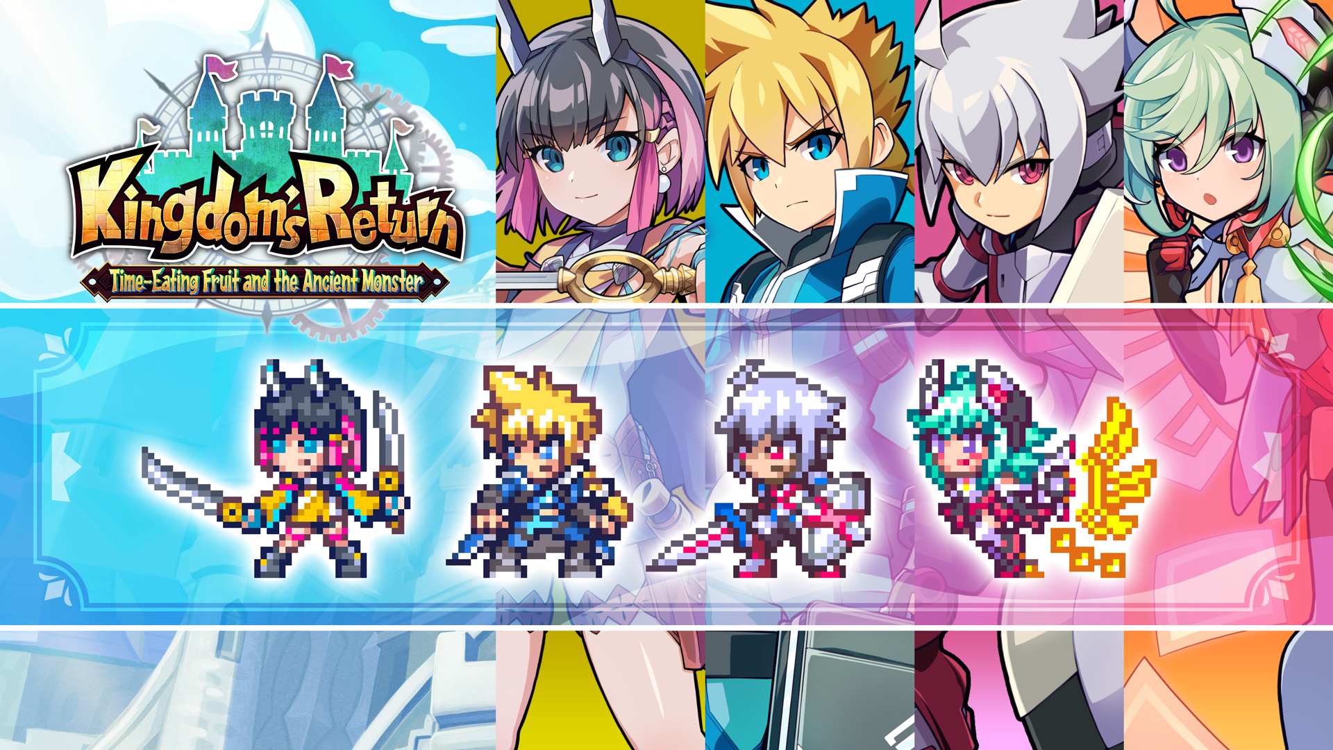 Estilo de personagem crossover "Azure Striker Gunvolt"
