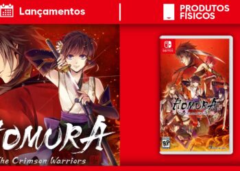 Lançamentos físicos até 04/Abr | Homura: The Crimson Warriors é destaque