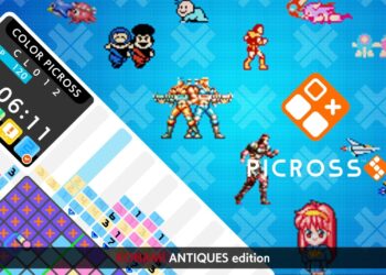 PICROSS S KONAMI ANTIQUES edition, novo crossover retrô da KONAMI, será lançado para Switch