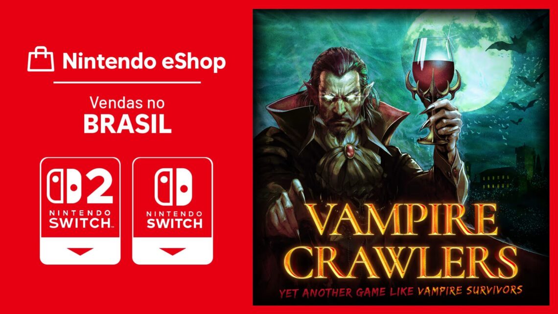 Imagem destacada de Vendas no Brasil | eShop entre 13/Abr e 26/Abr – Vampire Crawlers domina em lançamento