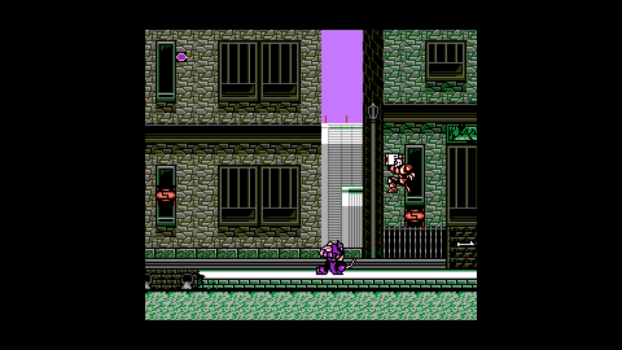 Cena de jogo do NES de Captain America