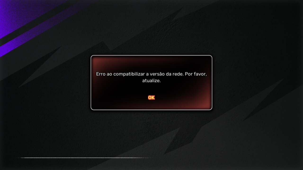 Cena de error do online em X-men Arcade