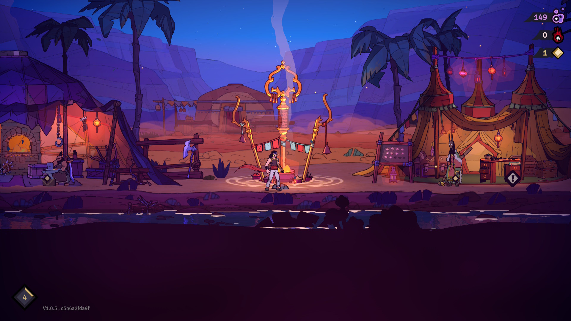Hub Oasis, onde fazemos upgrades