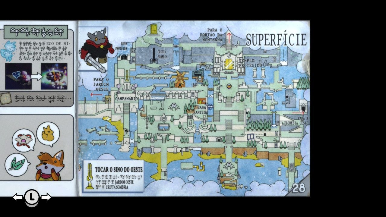 Mapa é lindíssimo, mas não aponta, propositalmente, sua posição