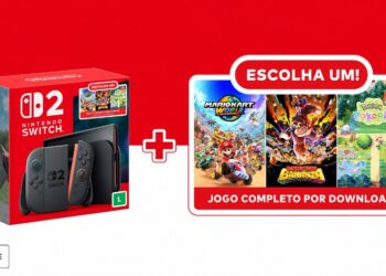 Bundle Nintendo Switch 2: Escolha Seu Jogo será lançado no Brasil em julho