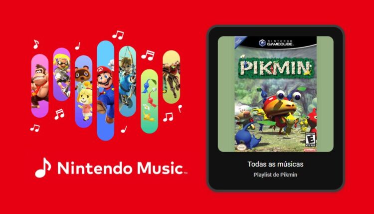 Imagem destacada de Pikmin tem sua trilha sonora adicionada ao Nintendo Music