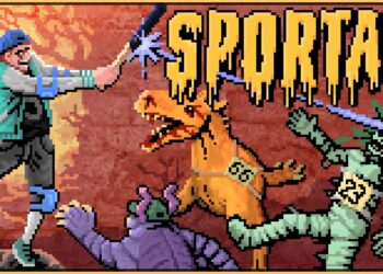 FPS roguelike esportivo retrô, SPORTAL será lançado para Switch em junho