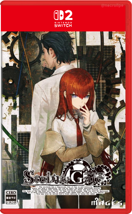 STEINS;GATE RE:BOOT - boxart de Switch 2