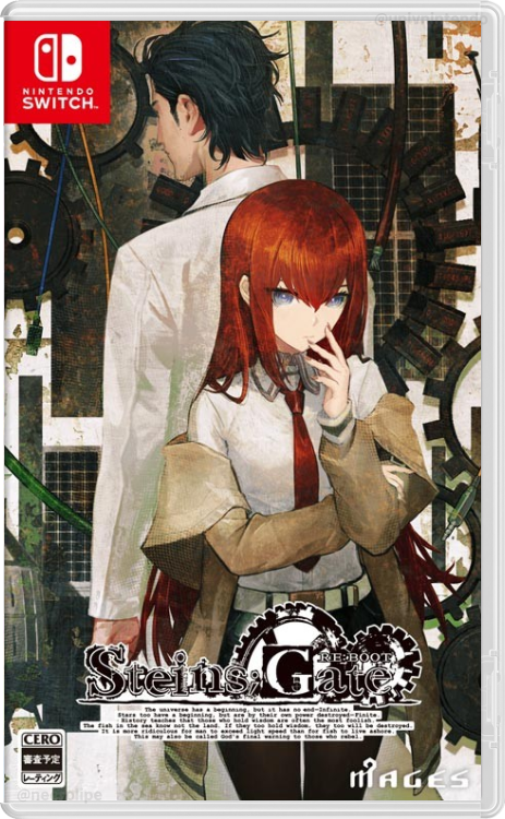 STEINS;GATE RE:BOOT - boxart de Switch