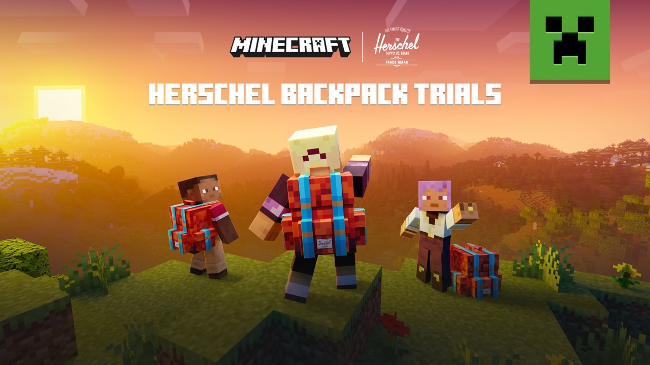 Imagem destacada de Minecraft recebe add-on gratuito Herschel Backpack Trials