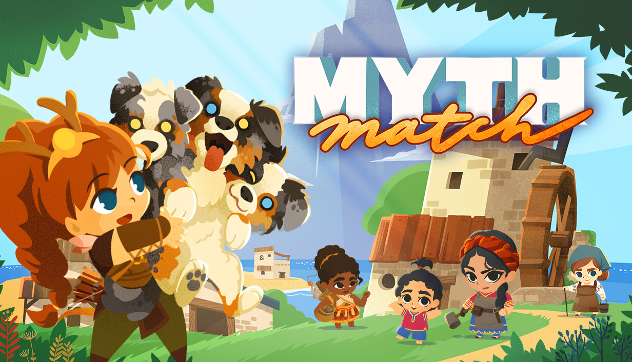 Imagem destacada de Jogo de construção e combinação, Mythmatch é anunciado para o Switch