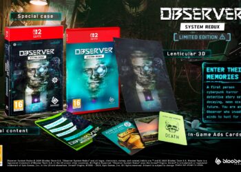 Observer System Redux ganhará edição física para o Switch 2 em outubro