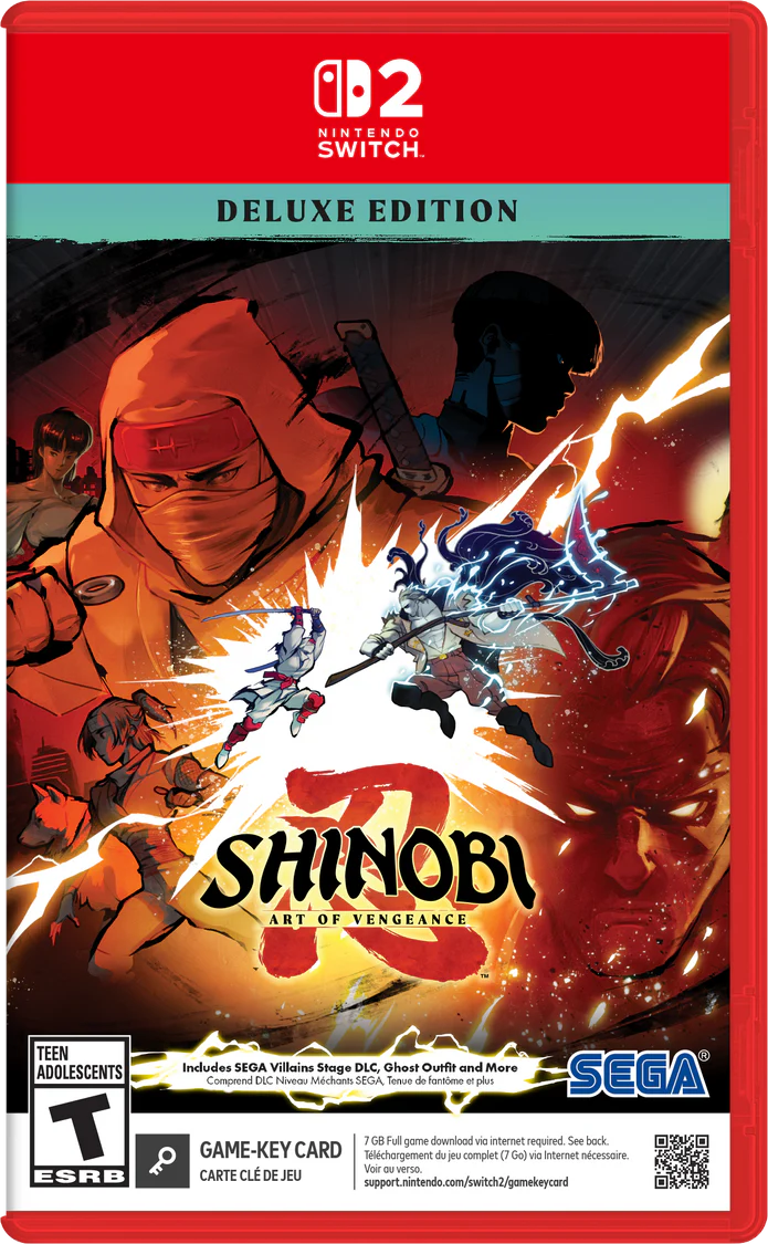 SHINOBI: Art of Vengeance - boxart de Switch 2
