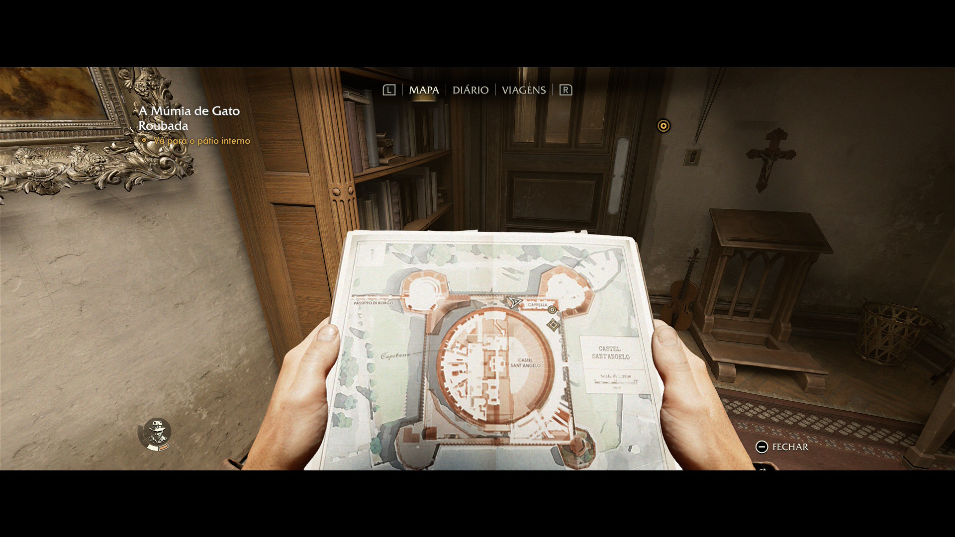 Cena do mapa