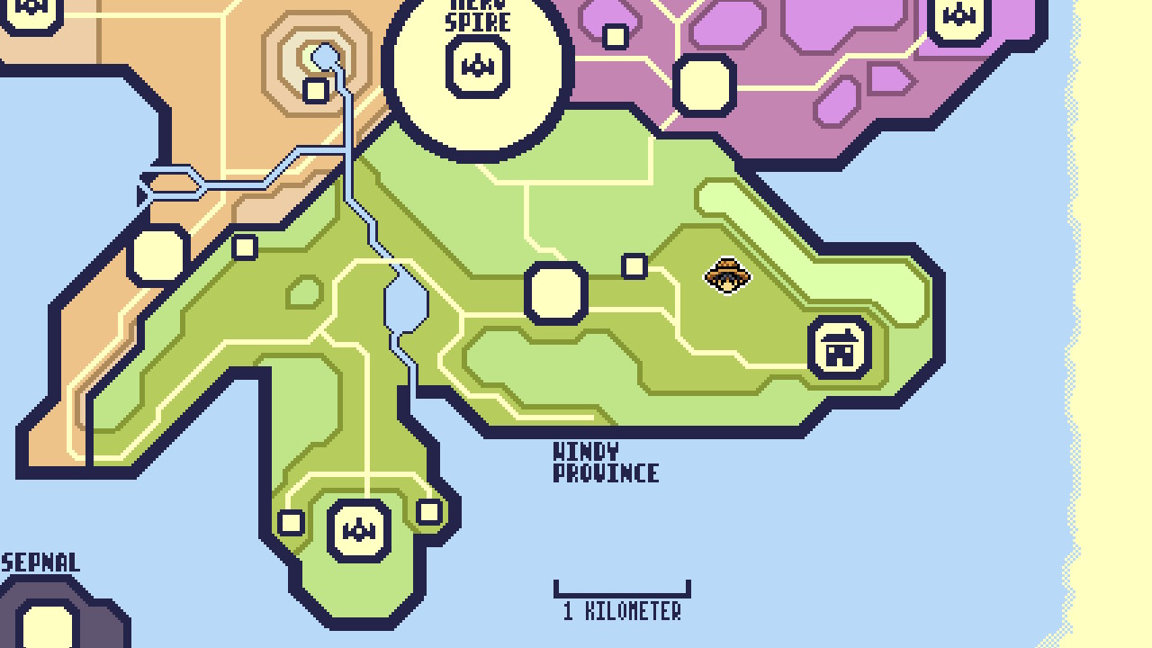 Cena do mapa do jogo