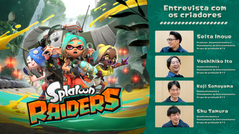 Imagem destacada de Nintendo revela bastidores do desenvolvimento de Splatoon Raiders em nova entrevista do “Ask the Developer”