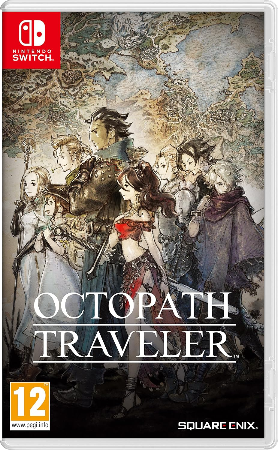 Octopath Traveler - boxart de Switch