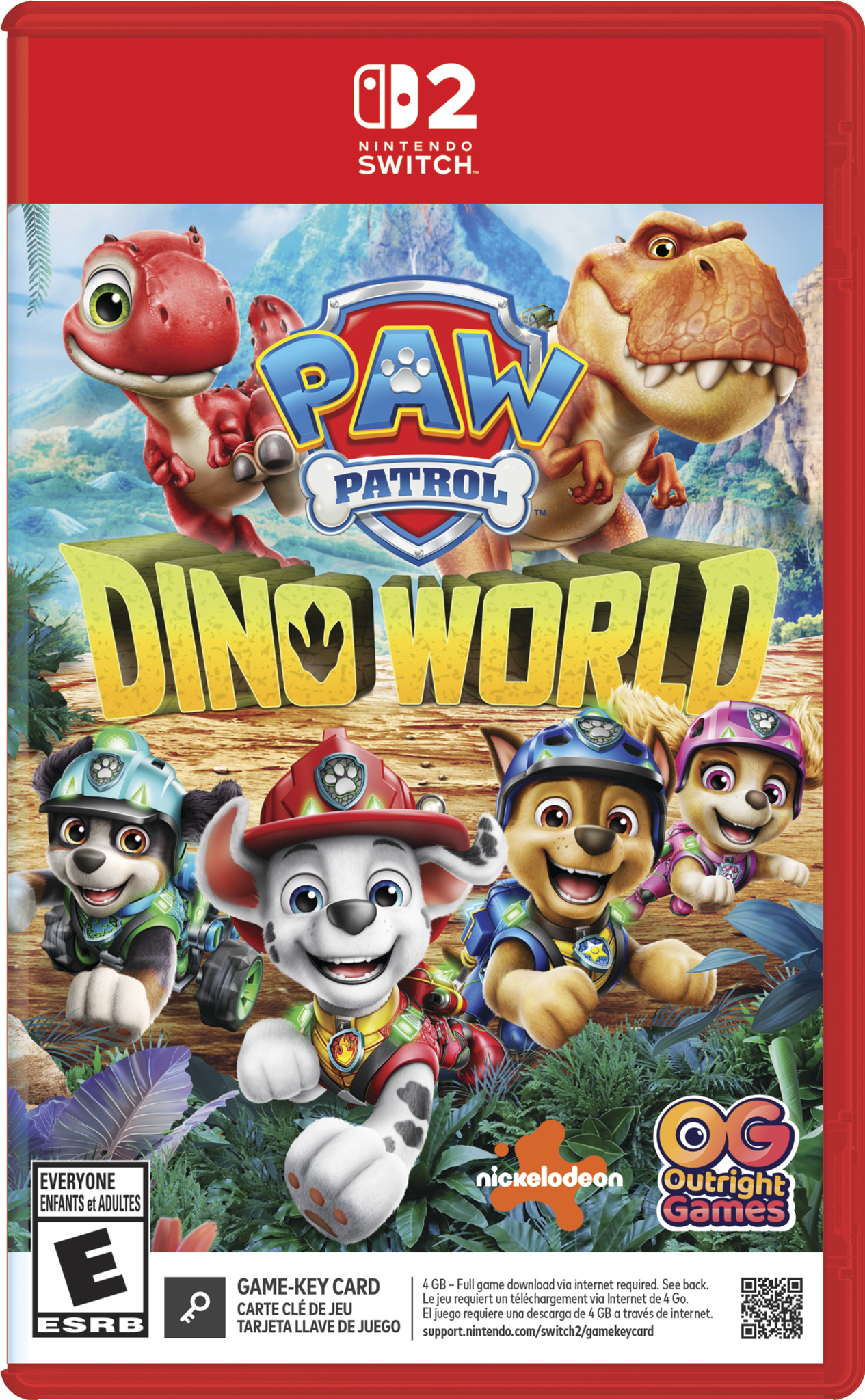 Paw Patrol: Dino World - boxart de Switch 2