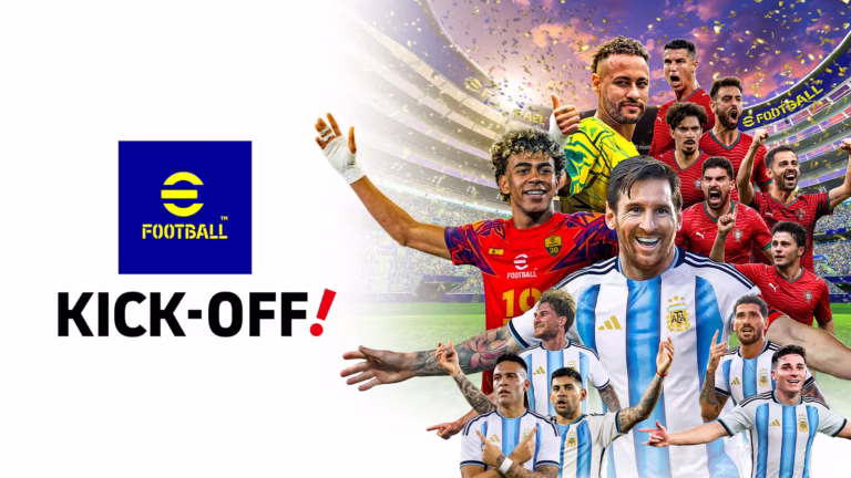Imagem destacada de eFootball Kick-Off! receberá modo Ligas em atualização gratuita no Switch 2