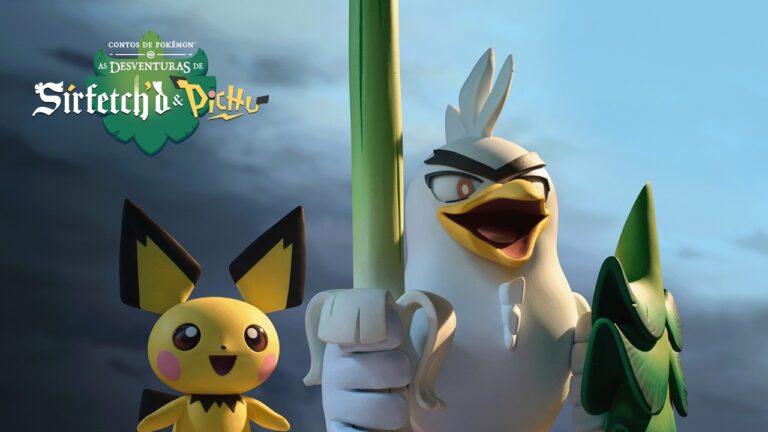 Imagem destacada de Contos de Pokémon: As desventuras de Sirfetch’d & Pichu ganha primeiro teaser trailer
