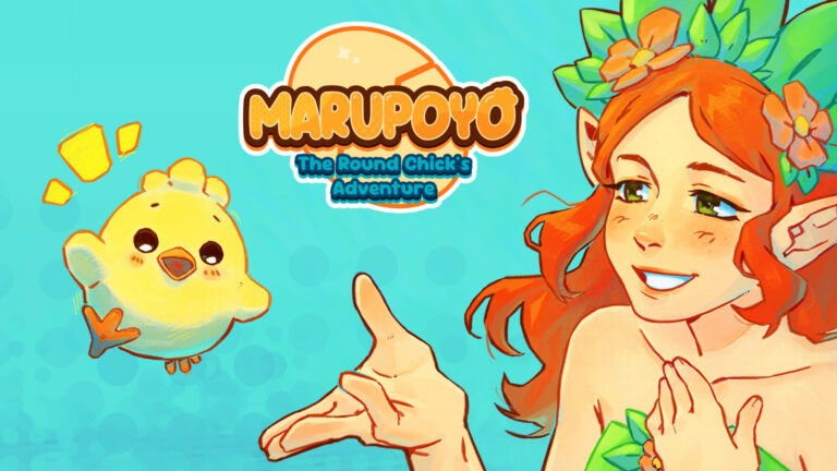 Imagem destacada de Jogo de plataforma baseado em física, Marupoyo: A Aventura do Pintinho Redondo é anunciado para o Switch 2