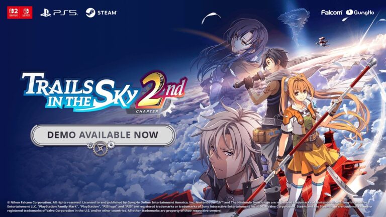 Imagem destacada de Trails in the Sky 2nd Chapter recebe demo gratuita no Switch