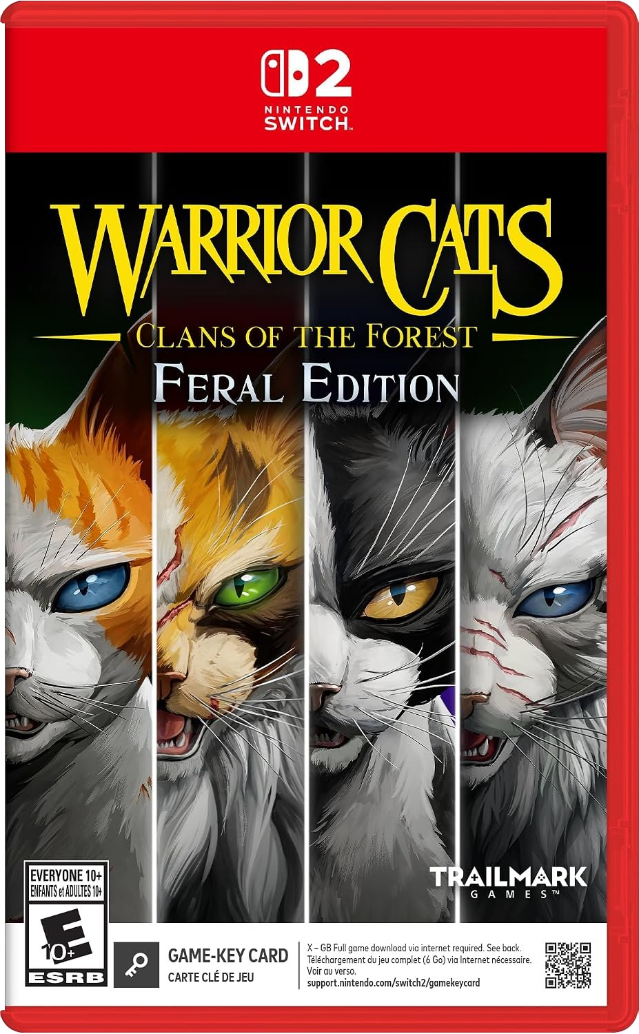 Warrior Cats: Clans of the Forest - boxart de Switch 2