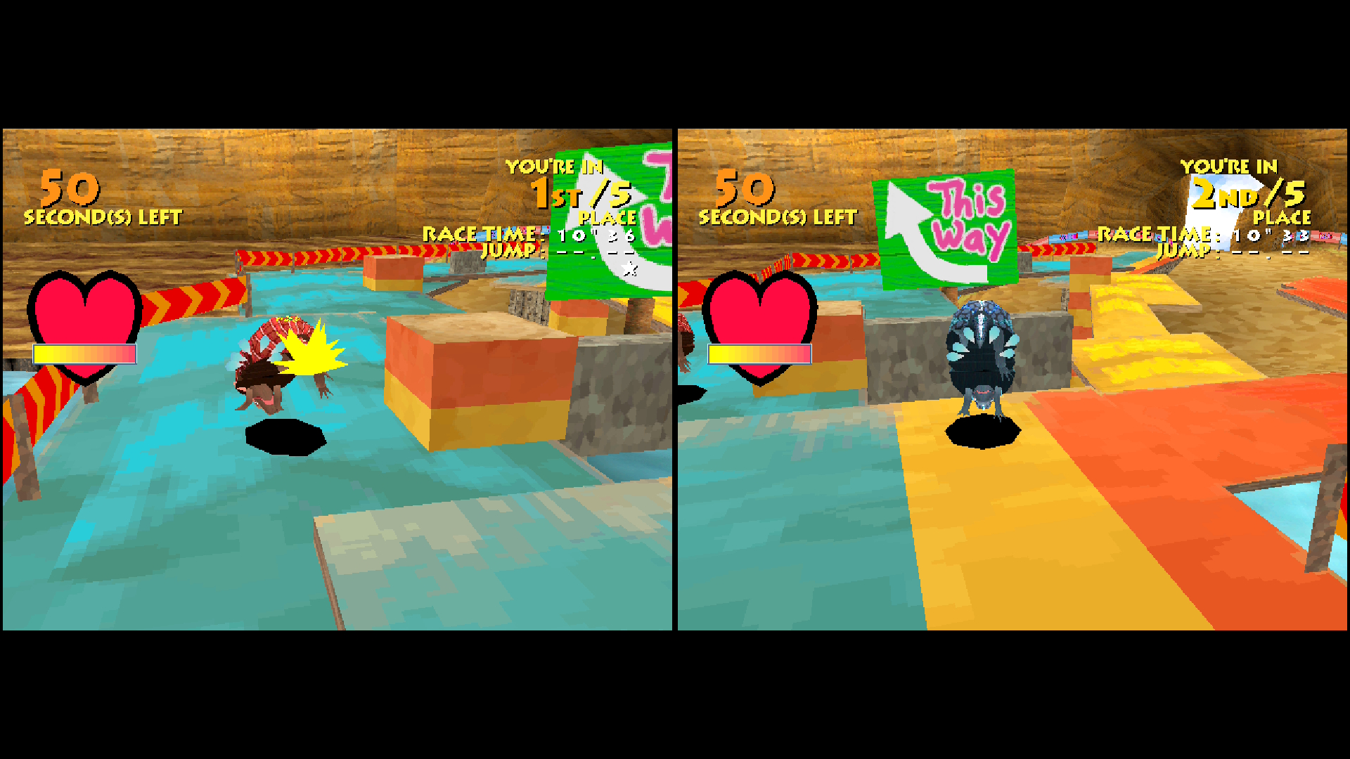 Cena de jogabilidade multiplayer local