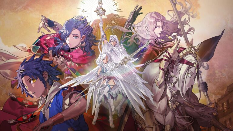 Imagem destacada de Fire Emblem: Fortune’s Weave detalha quatro protagonistas, viagens no tempo, batalhas e mais