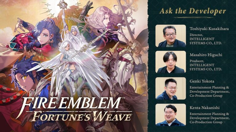 Imagem destacada de Nintendo revela bastidores do desenvolvimento de Fire Emblem: Fortune’s Weave em nova entrevista do “Ask the Developer”