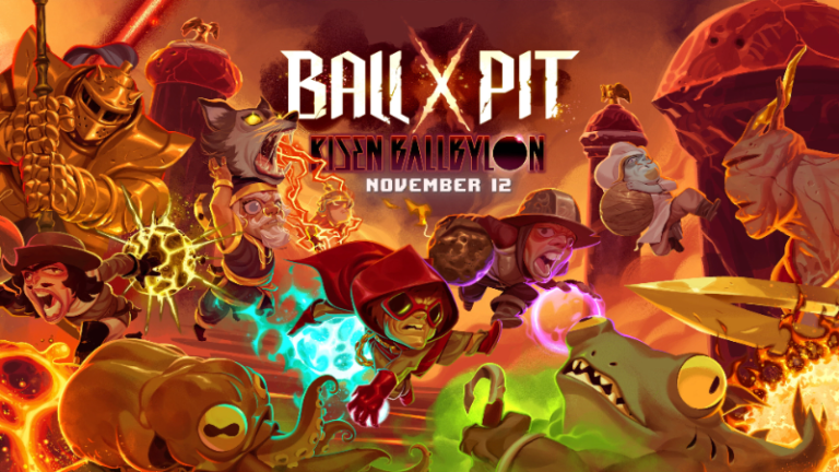 Imagem destacada de BALL x PIT anuncia expansão Risen Ballbylon com novos personagens, fases e mecânicas
