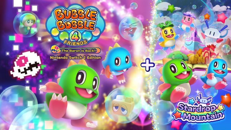 Boxart de Bubble Bobble 4 Friends: The Baron is Back! Nintendo Switch 2 Edition + Stardrop Mountain