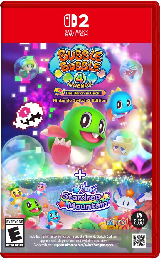 Boxart de Bubble Bobble 4 Friends: The Baron is Back! Nintendo Switch 2 Edition + Stardrop Mountain