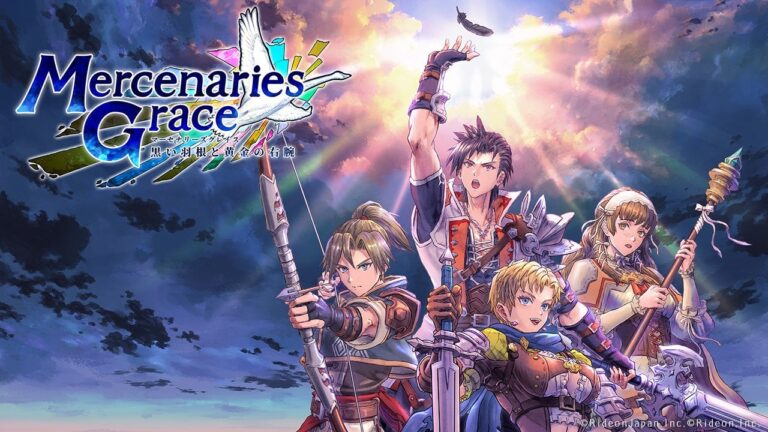 Imagem destacada de Mercenaries Grace: Black Feather and the Golden Right Arm é anunciado para o Switch