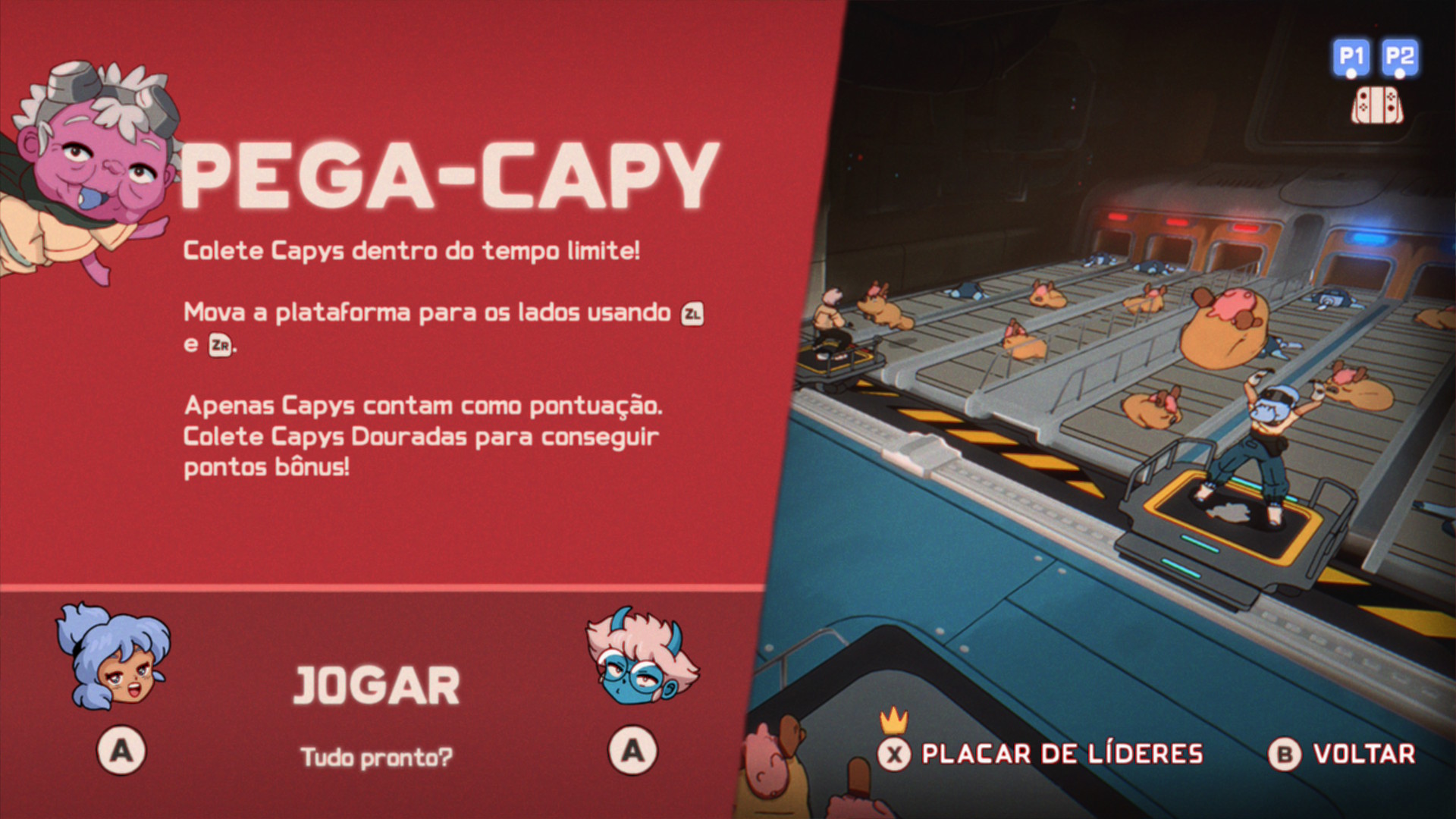 Cena de minigames