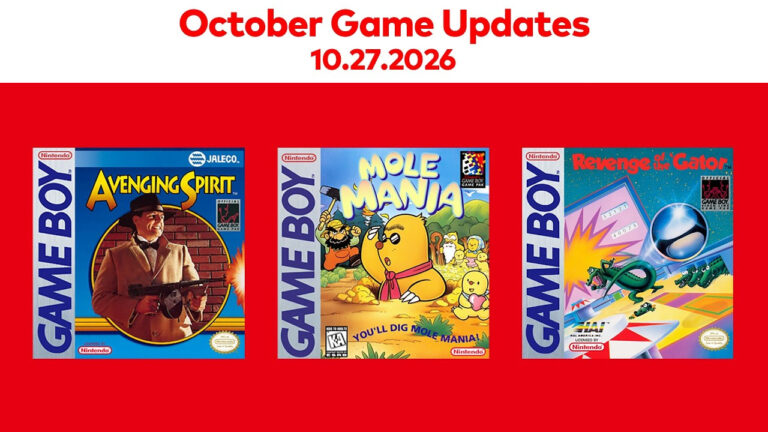 Imagem destacada de Game Boy – Nintendo Classics adicionará Avenging Spirit, Mole Mania e Pinball: Revenge of the Gator ao catálogo