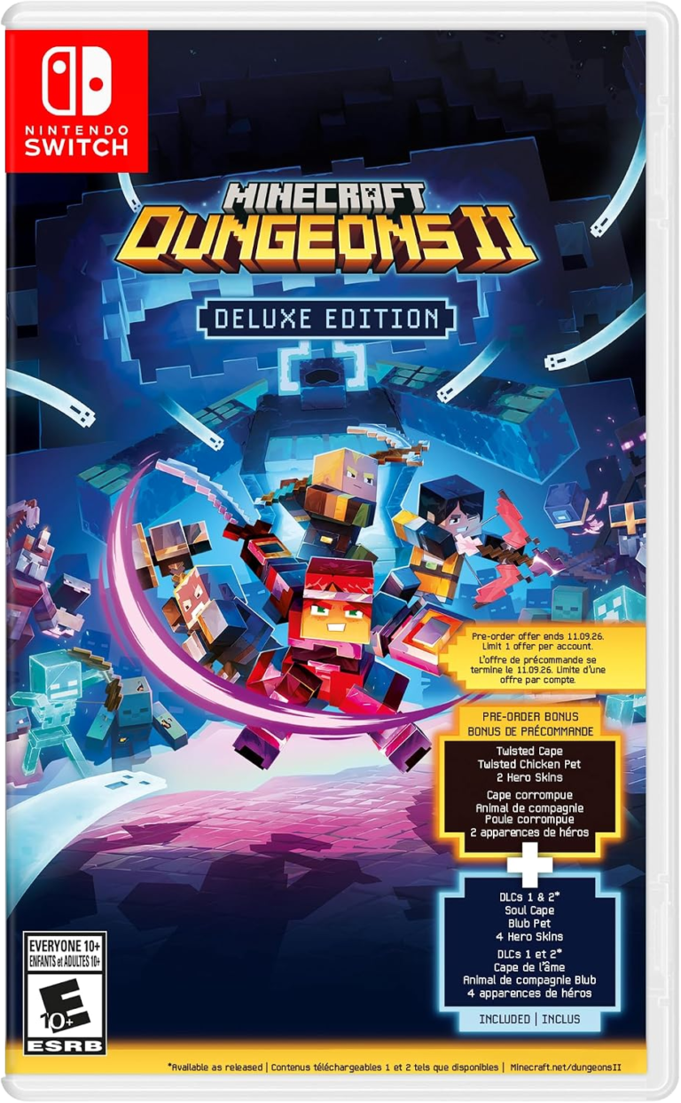 Boxart de Minecraft Dungeons II — Switch